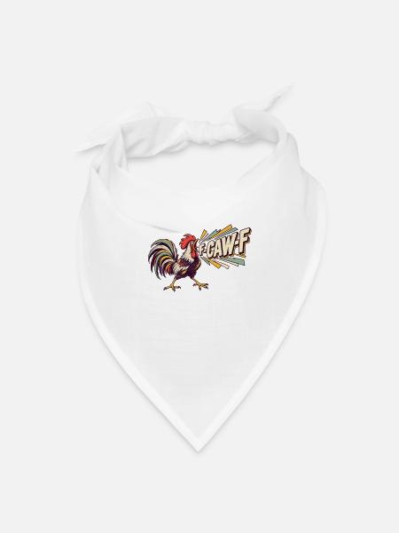 F-CAW-F - Bandana - white - Front