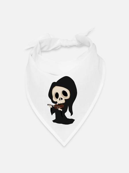 Grim Reaper - Bandana - white - Front