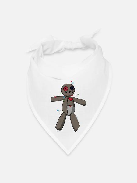 Phasmophobia voodoo doll - Bandana - white - Front