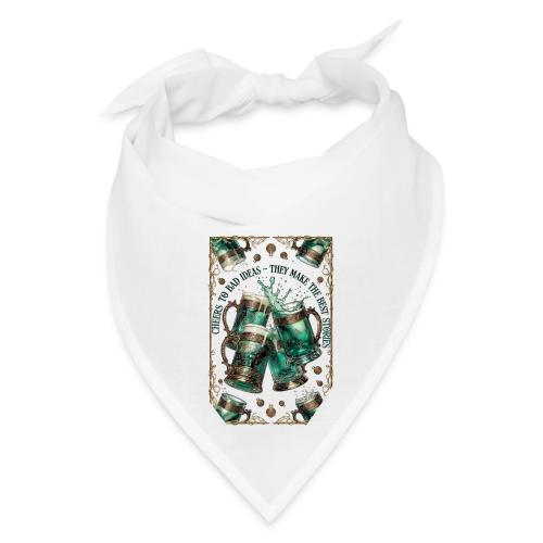 Cheers to Bad Ideas Tankards Graphic Tee - Bandana