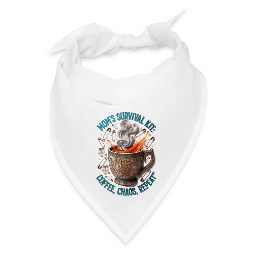 Mom's Survival Kit Tee | Coffee Chaos - Bandana