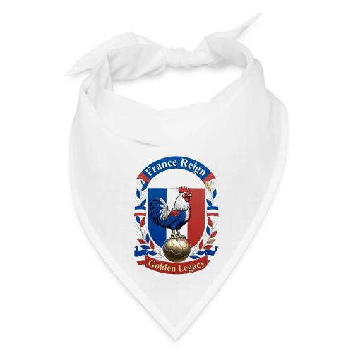 France Rooster Reign T-Shirt, Tricolore Pride Gift - Bandana