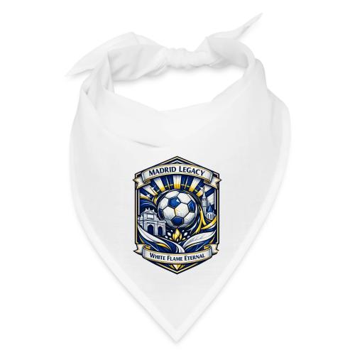 Madrid White Legacy T Shirt, Madrid Fan Gift - Bandana