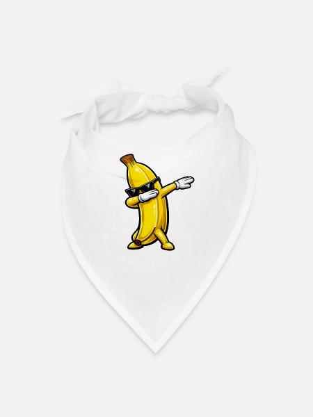 Dabbing Banana - Bandana - white