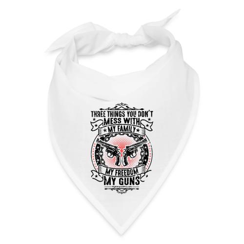 Three Things You Don't Mess With BLACK - Bandana