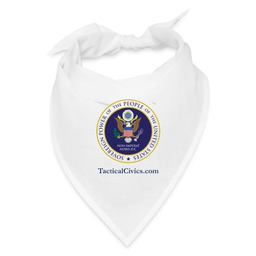 The People's Seal with blue url - Bandana