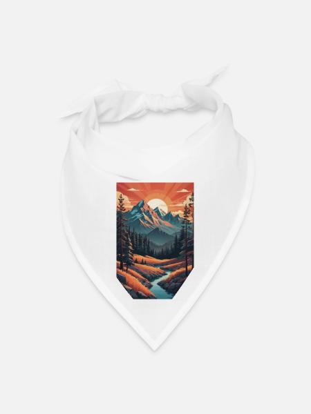 Nature - Bandana - white - Front