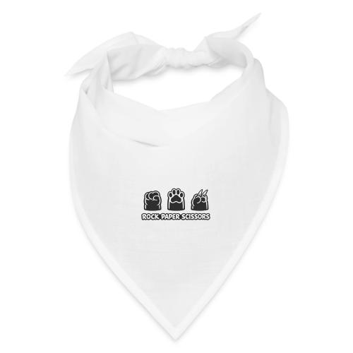 Playful Dog Paw Rock Paper Scissors - Bandana