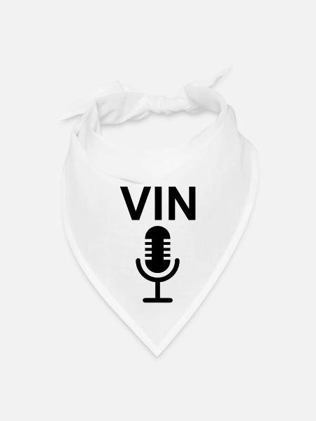 Vin Scully - Bandana - white - Front
