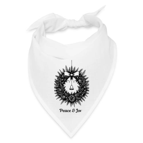Peace & Joy T-Shirt | Minimalist Elegant Christmas - Bandana
