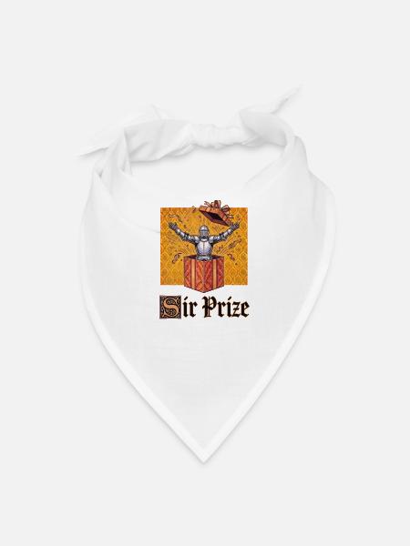Sir Prize Knight Gift - Bandana - white - Front
