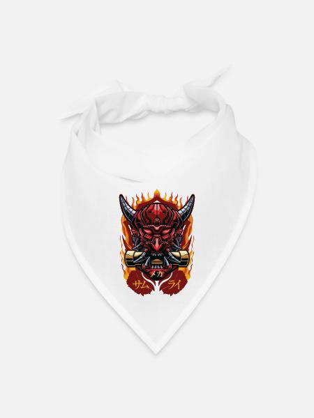 Cyber Samurai Creations - Bandana - white - Front
