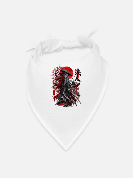 Ronin Under Red Sun - Bandana - white - Front