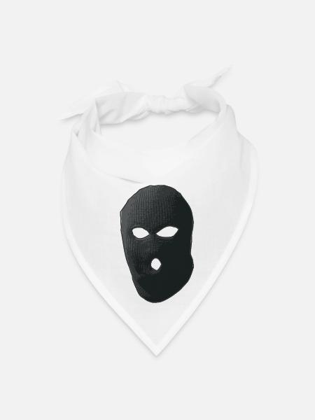 criminal-mask - Bandana - white - Front