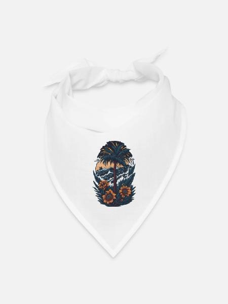 Nature - Bandana - white - Front