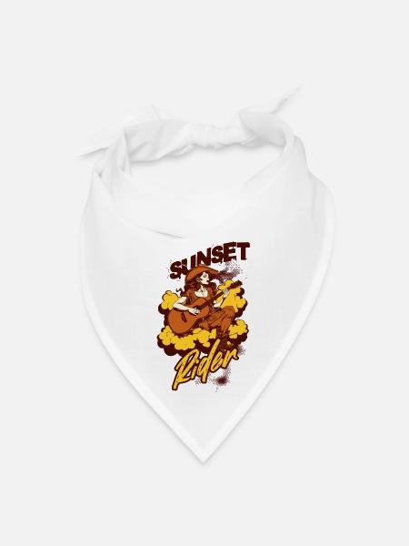 Sunset Rider - Bandana - white