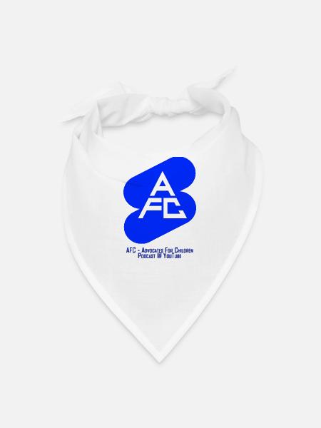 AFC Flash Blue Sign - Bandana - white - Front