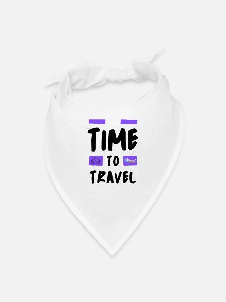 Travel - Bandana - white - Front