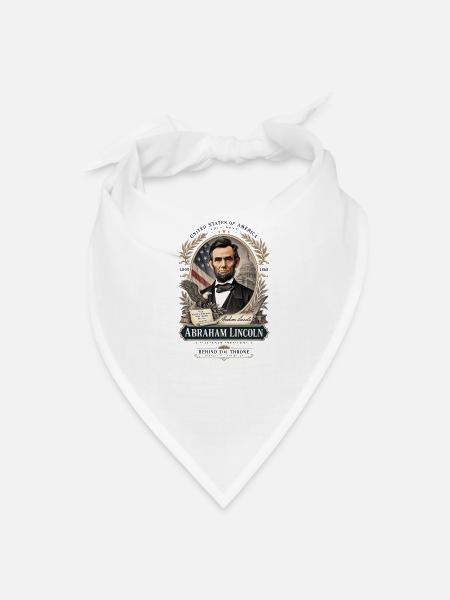 Vintage Presidential Emblem - Bandana - white - Front