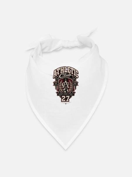 Athletic Club Crest 27 - Bandana - white - Front