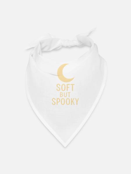 Moonrise Serif Nightwear Design - Bandana - white - Front