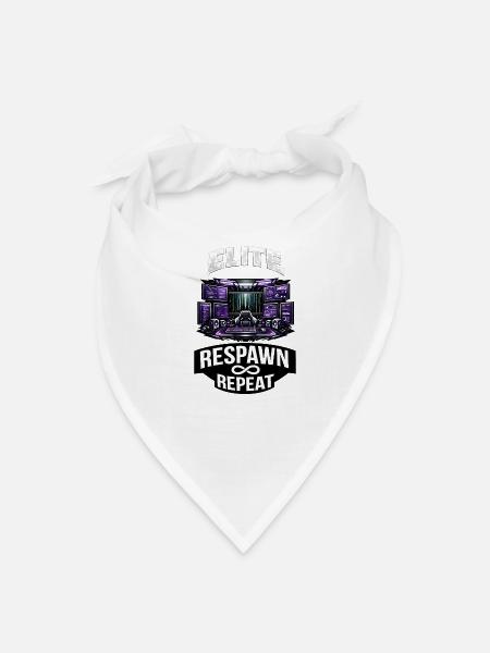 Elite Neon Gaming Rig - Bandana - white - Front