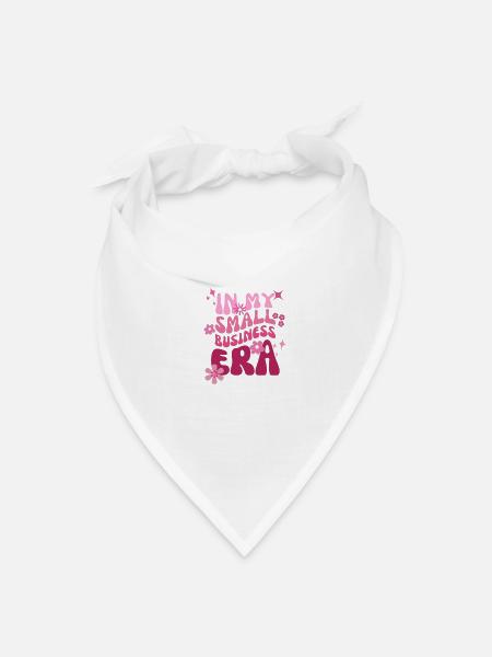 In My Small Business Era - Bandana - white - Front