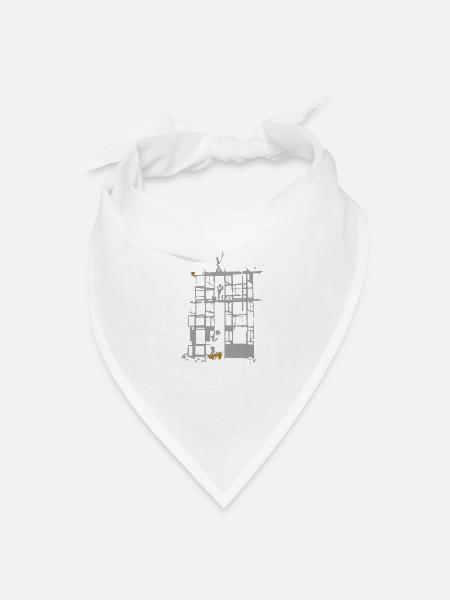 Building - Bandana - white - Front