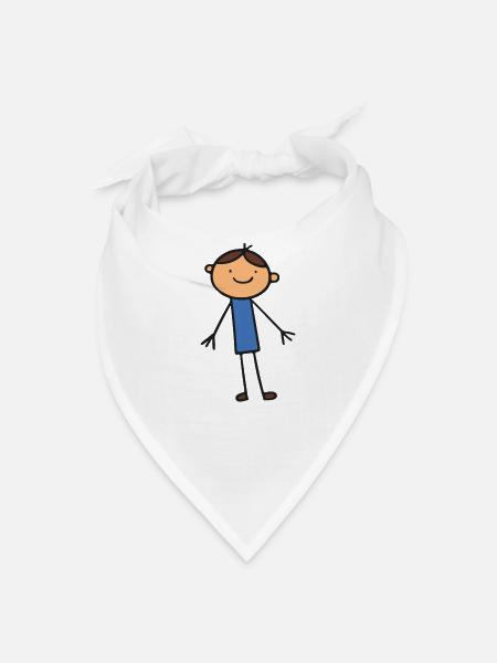 Child cartoon design - Bandana - white - Front