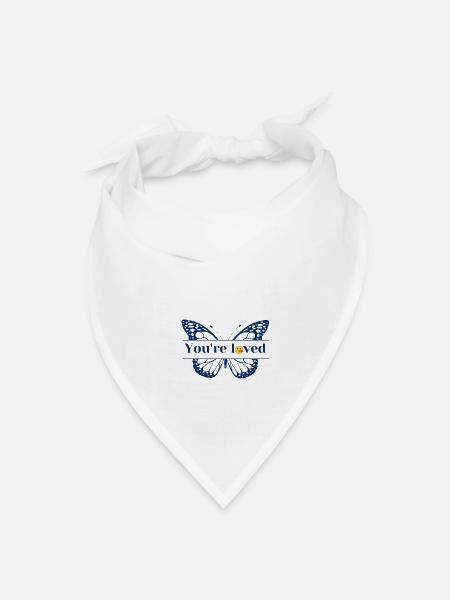 Women's beautiful - Bandana - white - Front