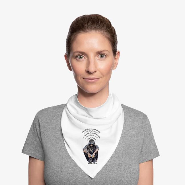 Hooded Man Color Pencil Sketch Drawing Scripture