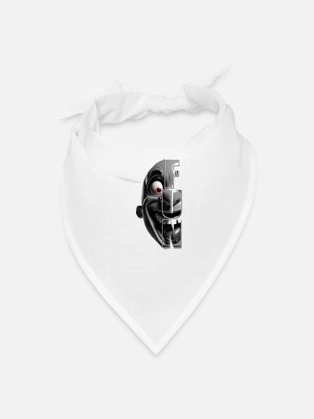 Horror Clown Mask – Dark Art Design - Bandana - white