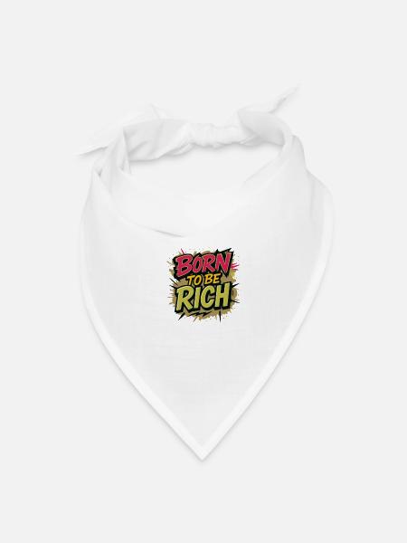 Bold Comic Style Motivational Quote - Bandana - white - Front