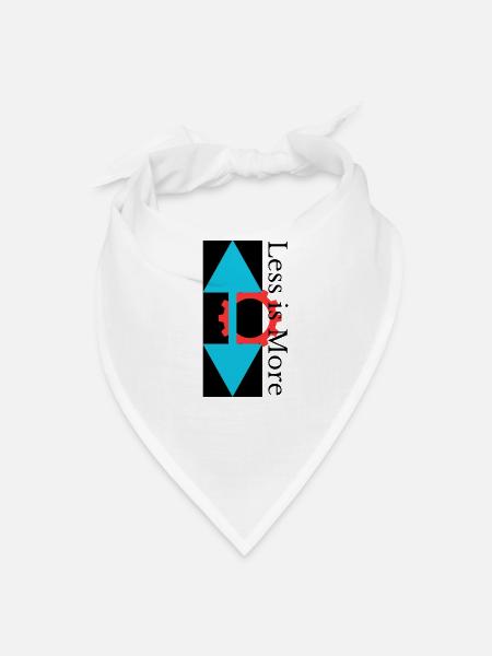 Cog Arrow Tech Duality - Bandana - white - Front