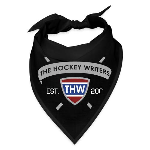 The Hockey Writers Est. 2009 Banner Logo - grey - Bandana