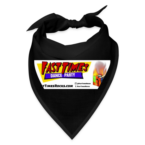 Fast Times Logo with Burning Cube - Bandana