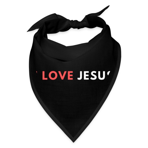I LOVE JESUS - Wear Your Faith with Pride - Bandana