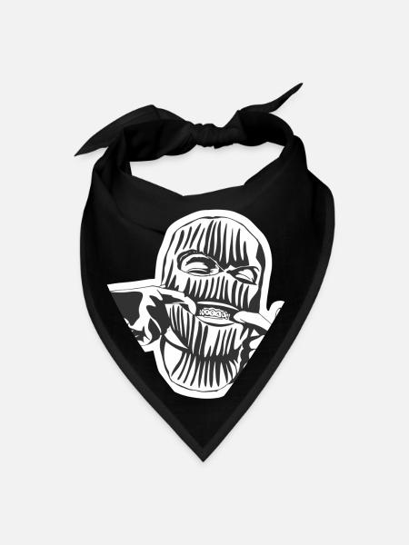 mask - Bandana - black - Front