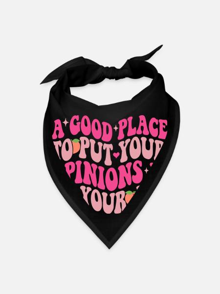 A Good Place To Put Your Opinions Is Up Your Ass - Bandana - black - Front