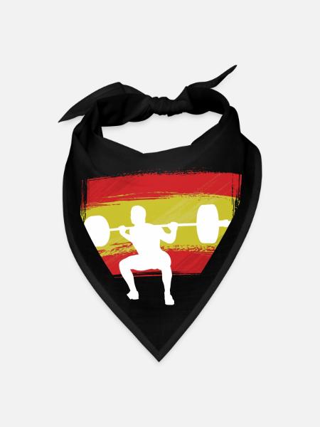 Spanish Squats Powerlifting - Bandana - black - Front