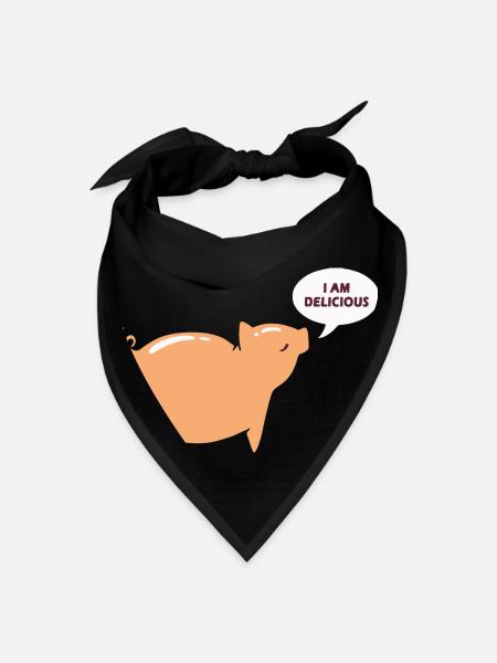 An Honest Meal - Bandana - black - Front