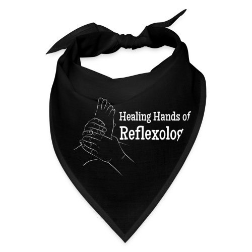 Healing Hands of Reflexology (foot) (white) - Bandana
