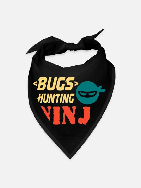 Programming Code Humorous Web Developer - Bandana - black - Front