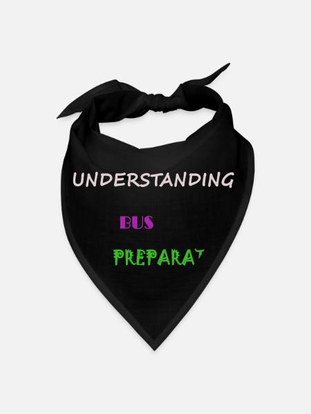 Understanding Bus Preparation - Bandana - black - Front