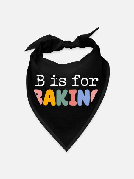 Baking - Bandana - black - Front