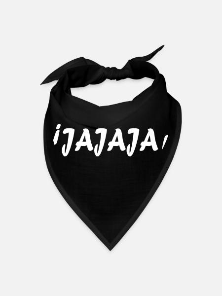Jajajaja laughing in spanish - Bandana - black - Front