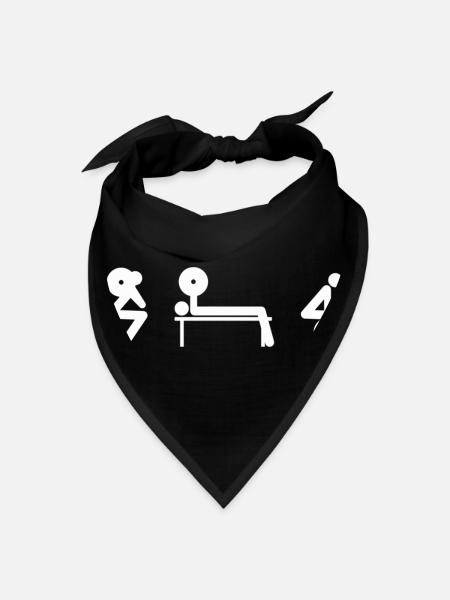 Squat Bench Deadlift - Bandana - black - Front