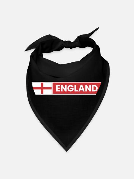 England Flag - Bandana - black
