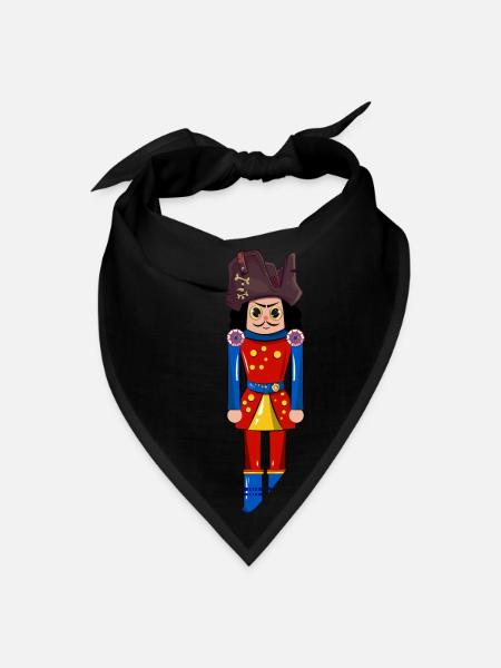 Pirate Nutcracker - Bandana - black - Front