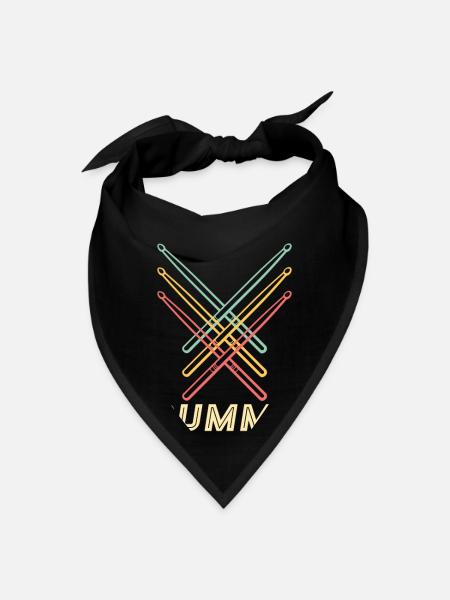 Drummer Percussion - Bandana - black - Front